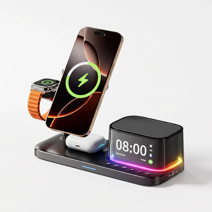Multifunctional 3 In 1 Wireless Charging Station - PowerBase