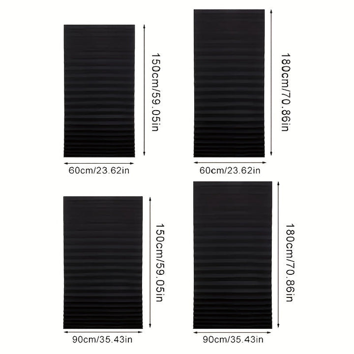 No Drill Pleated Shade - Pleato