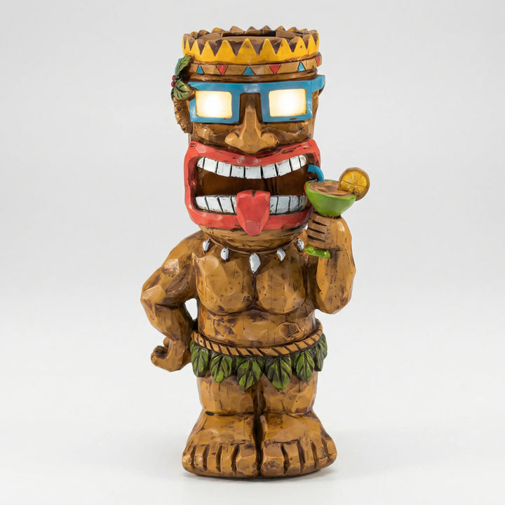 Op Zonne-Energie Werkende Tiki-Figuur Voor Buiten - Solumask