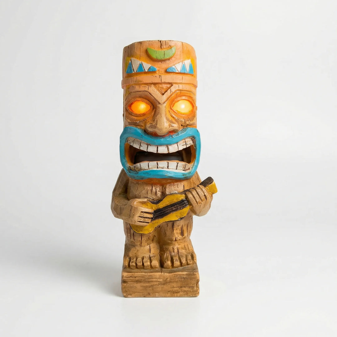 Op Zonne-Energie Werkende Tiki-Figuur Voor Buiten - Solumask