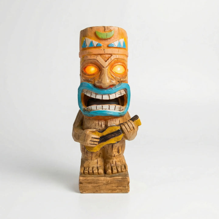 Op Zonne-Energie Werkende Tiki-Figuur Voor Buiten - Solumask