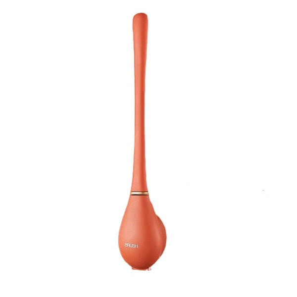 Silicone toilet brush with wall holder & drip tray – Clevora