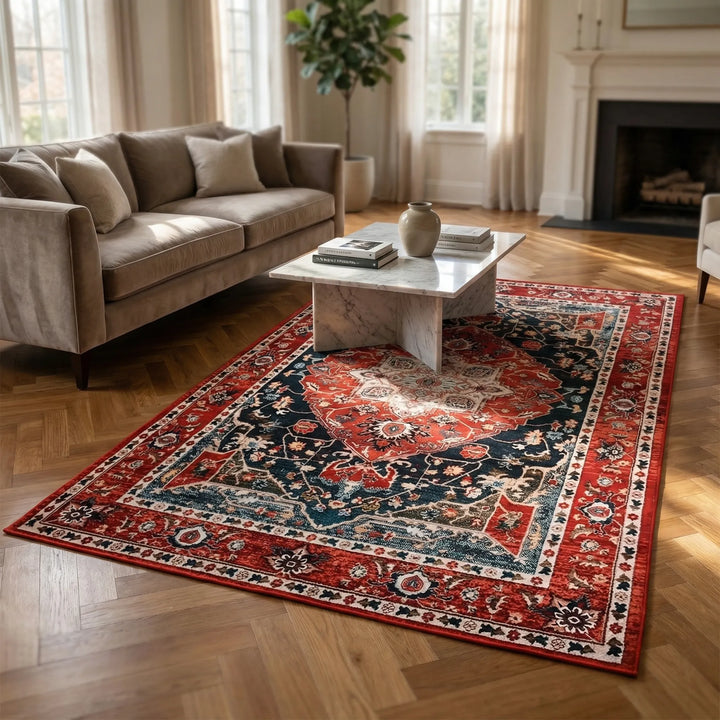 Oriental Patterned Area Rug - Heritara