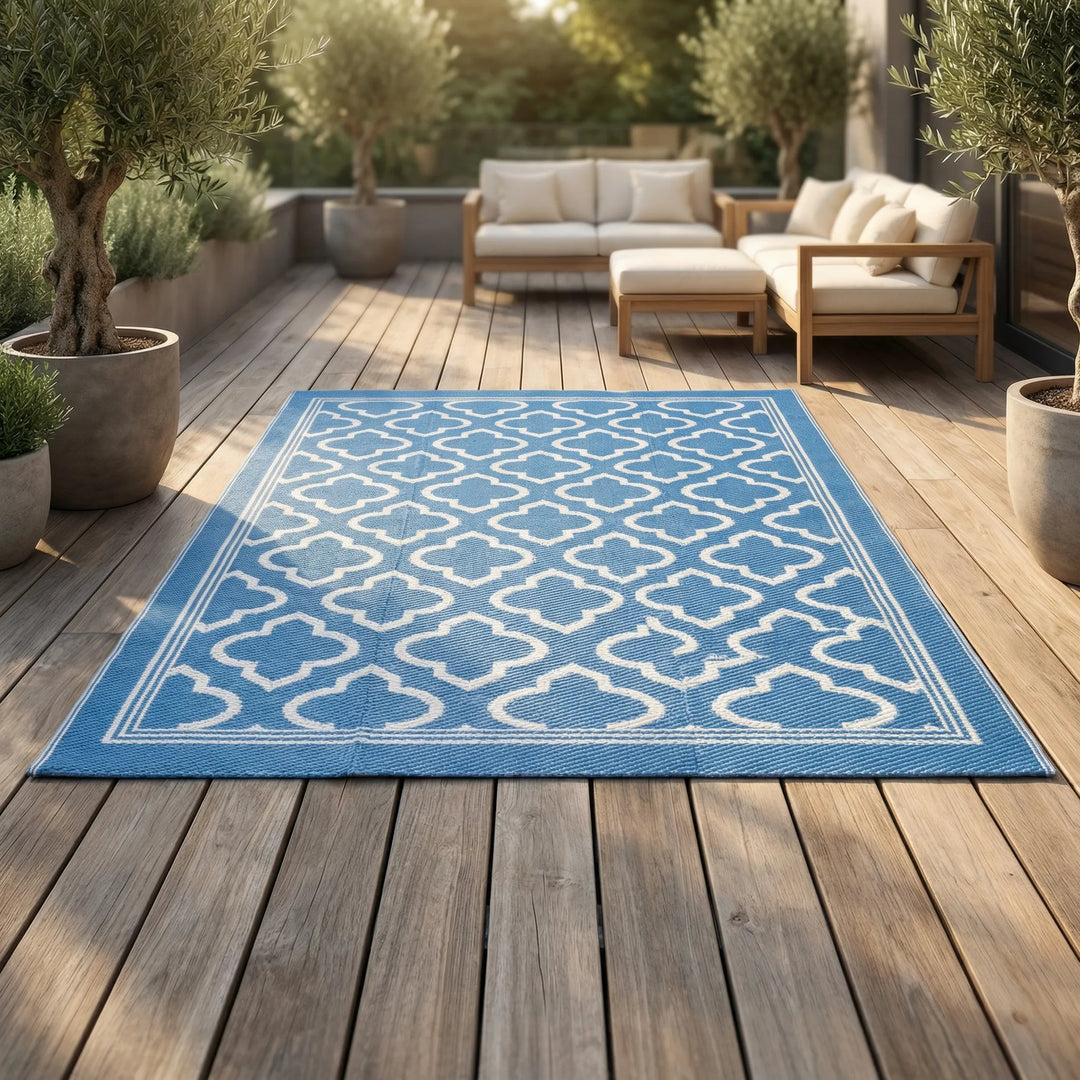 Outdoor Patterned Area Rug - BohoVerra