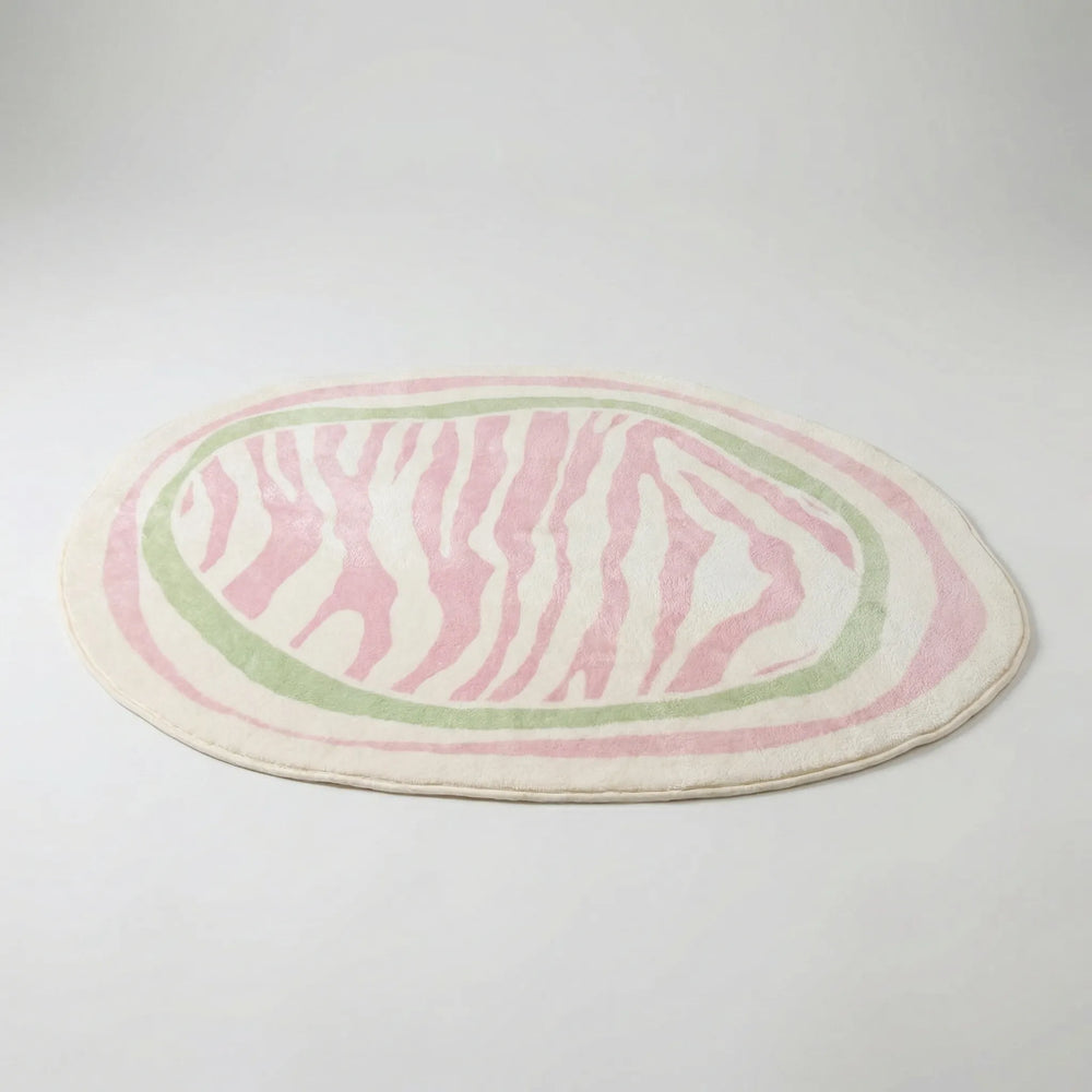 Oval Modern Striped Rug - LuvellaRug