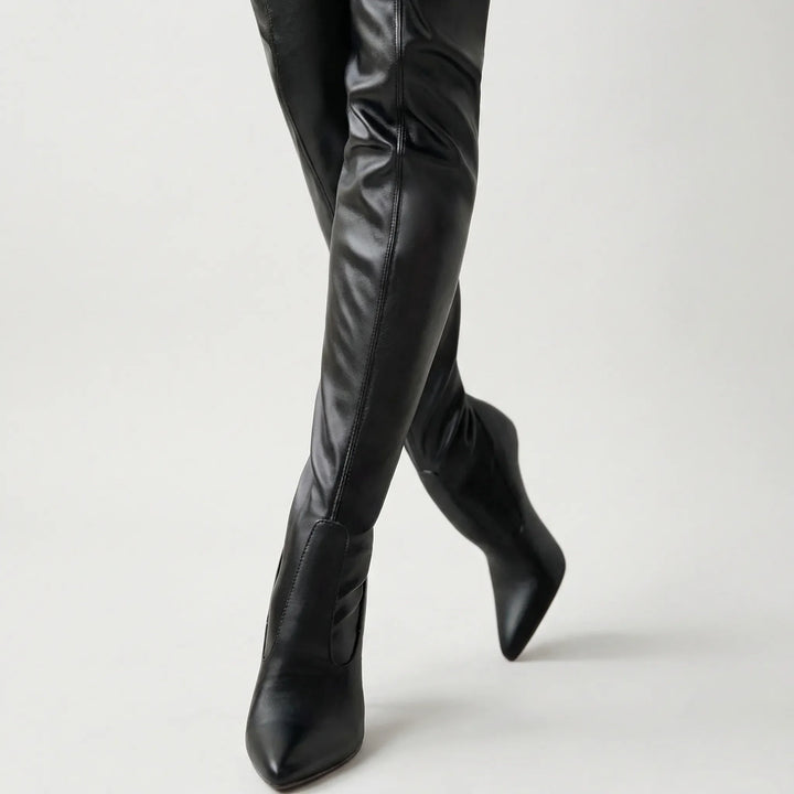 Over-The-Knee Pointed Toe Boot - Sandra