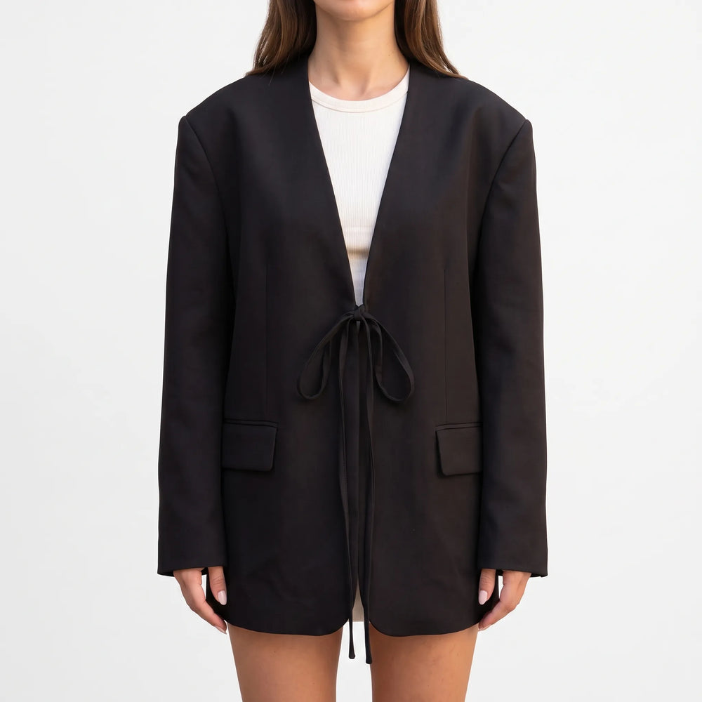 Oversized Black Blazer -  Stacy