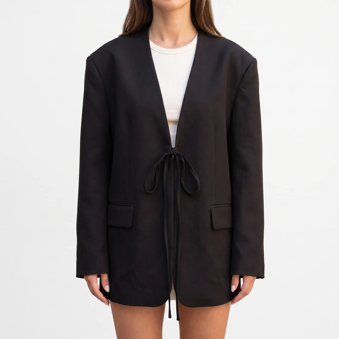 Oversized Black Blazer -  Stacy