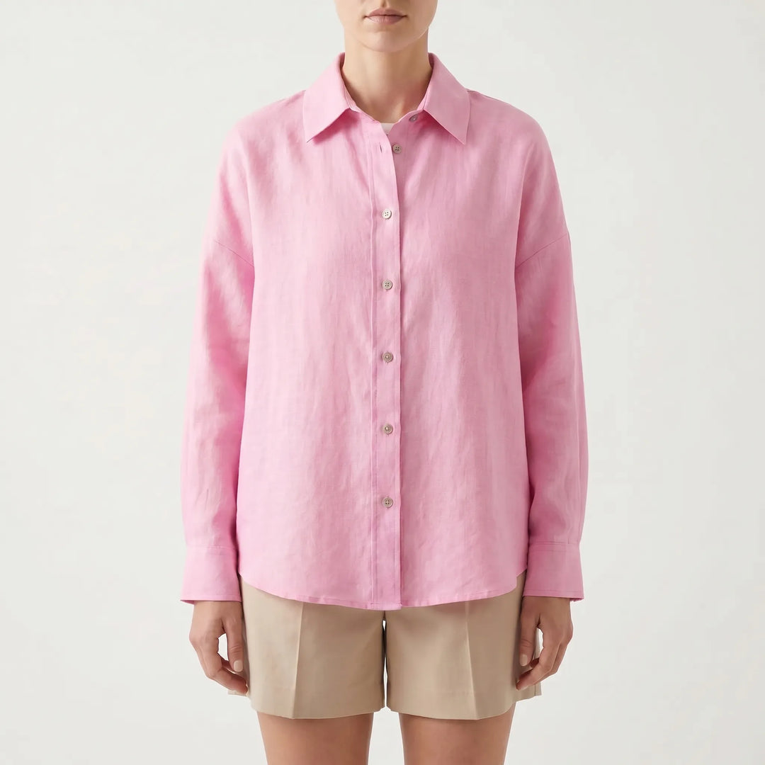 Oversized Button-Down Shirt -  Maureen