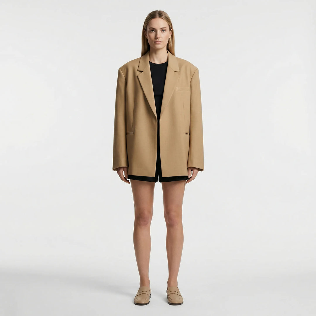 Oversized Damenblazer Mit Klarer Silhouette - Alexia