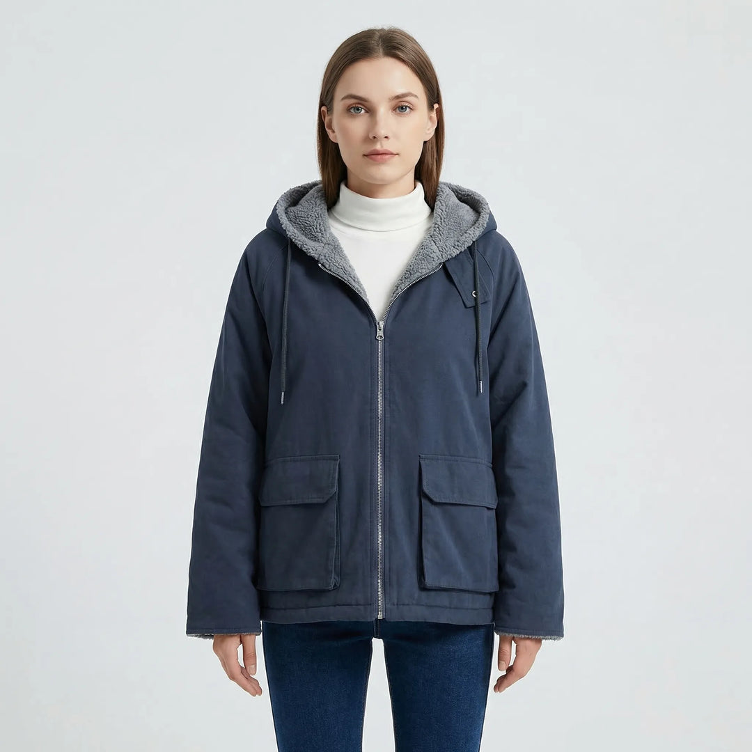 Oversized Hooded Reversible Parka - Mindy