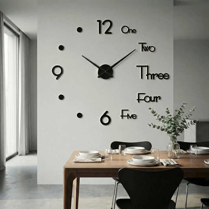 Oversized Modern Wall Clock - Clockique