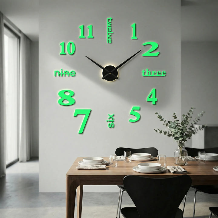 Oversized Modern Wall Clock - Clockique