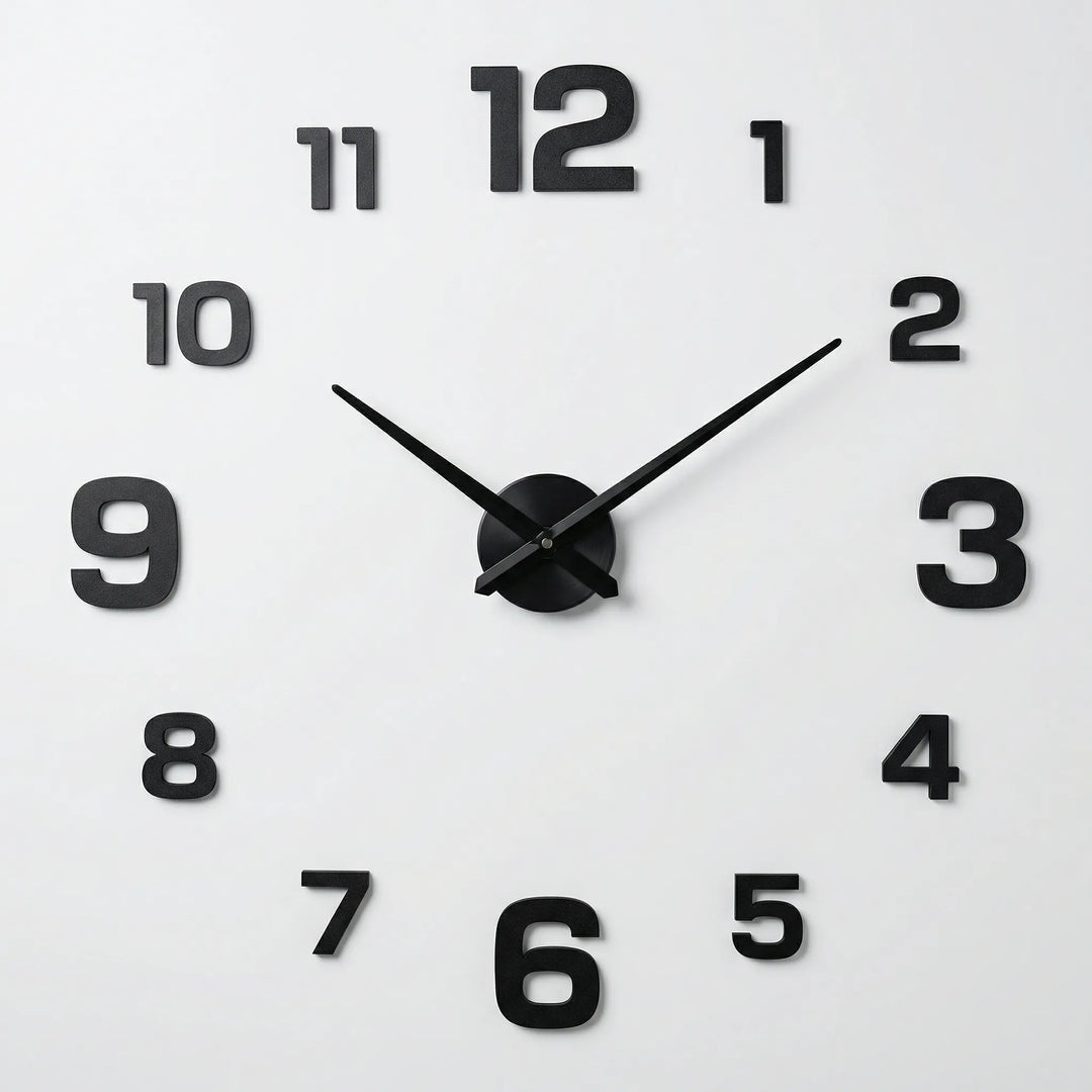 Oversized Modern Wall Clock - Clockique