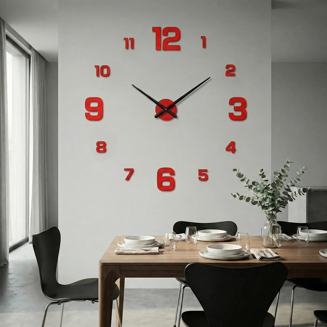 Oversized Modern Wall Clock - Clockique