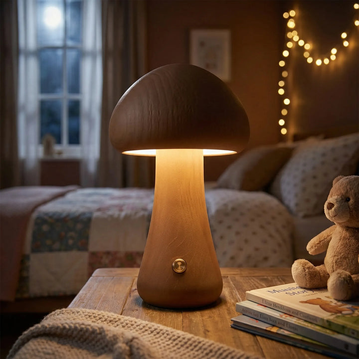 Paddenstoelvormige LED-Tafellamp Voor Kinderen - Nightcap
