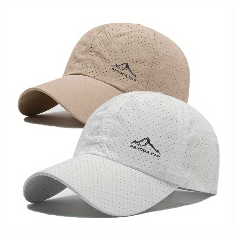 Perforated Lightweight Baseball Cap Set - Vince