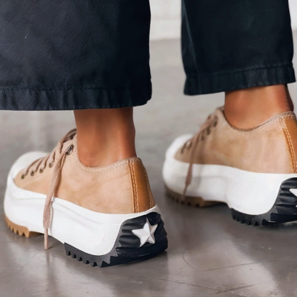 Plateau-Sneaker Mit Schnürung - Evelyn