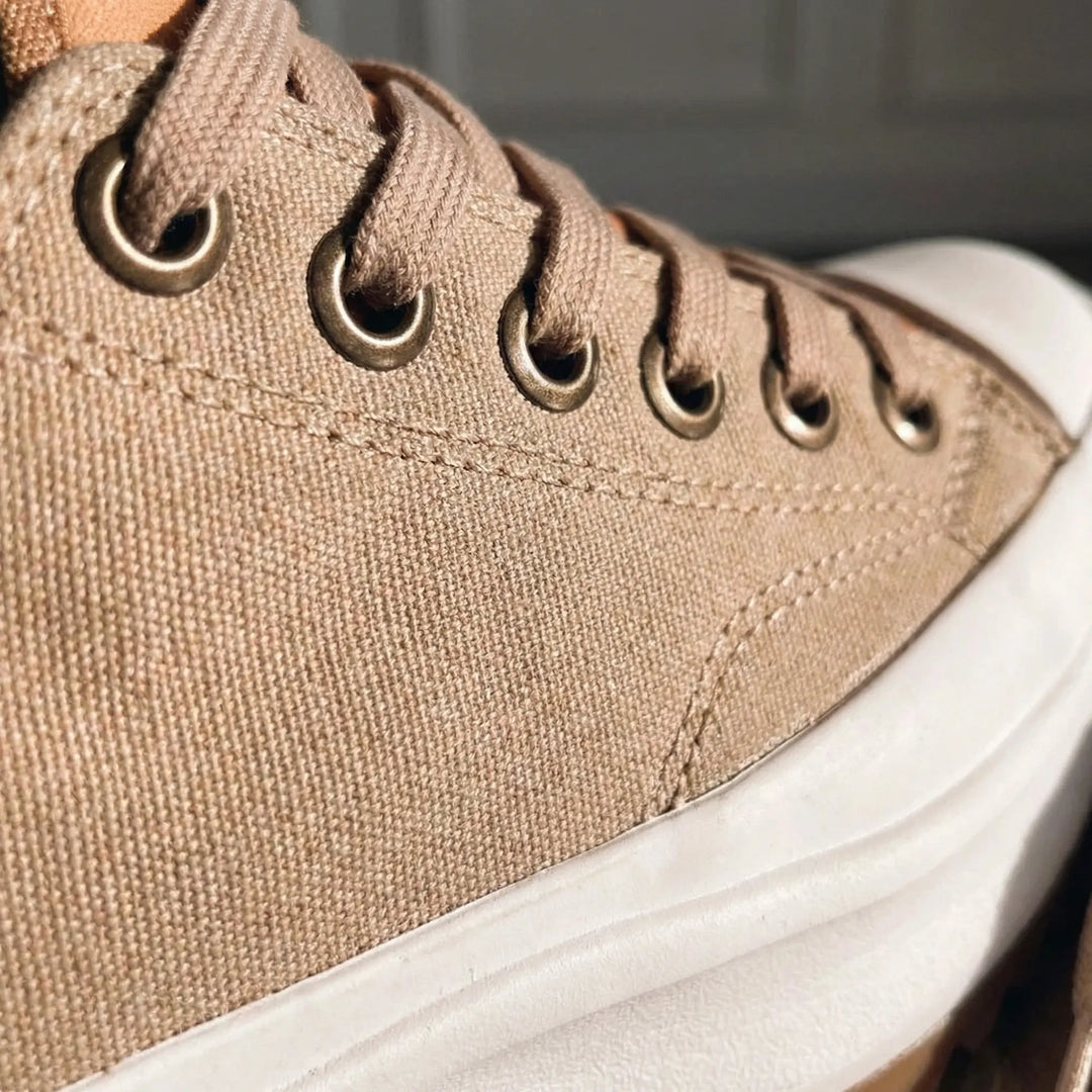 Plateau-Sneaker Mit Schnürung - Evelyn