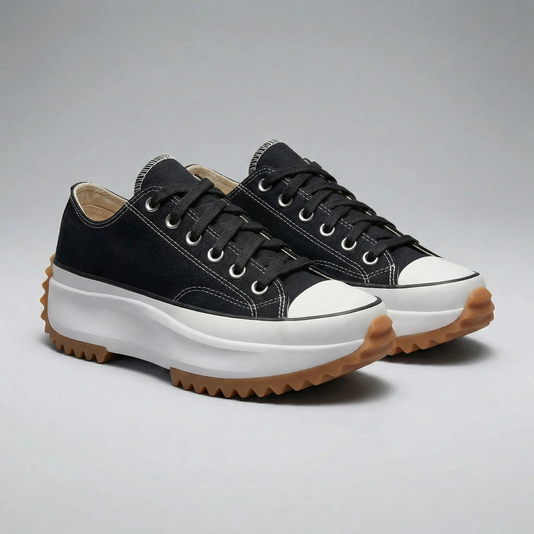 Plateau-Sneaker Mit Schnürung - Evelyn