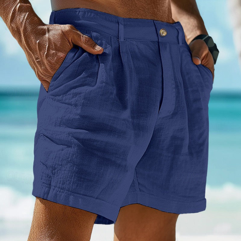 Pleated Front Chino Shorts - Eduardo