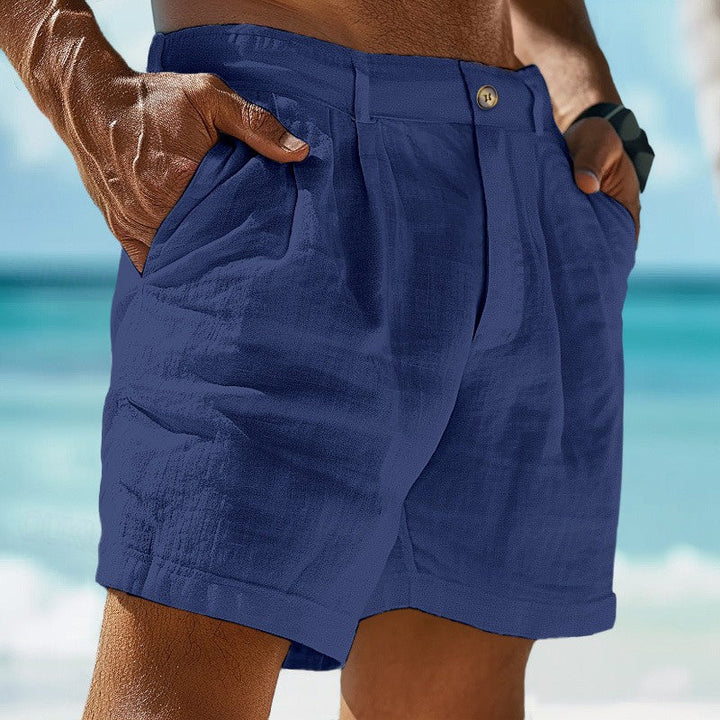 Pleated Front Chino Shorts - Eduardo