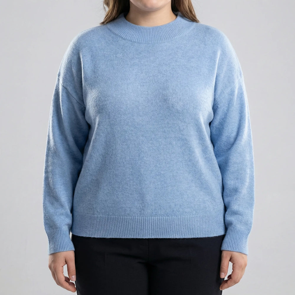 Plus Size Long Sleeve Sweater - Delia