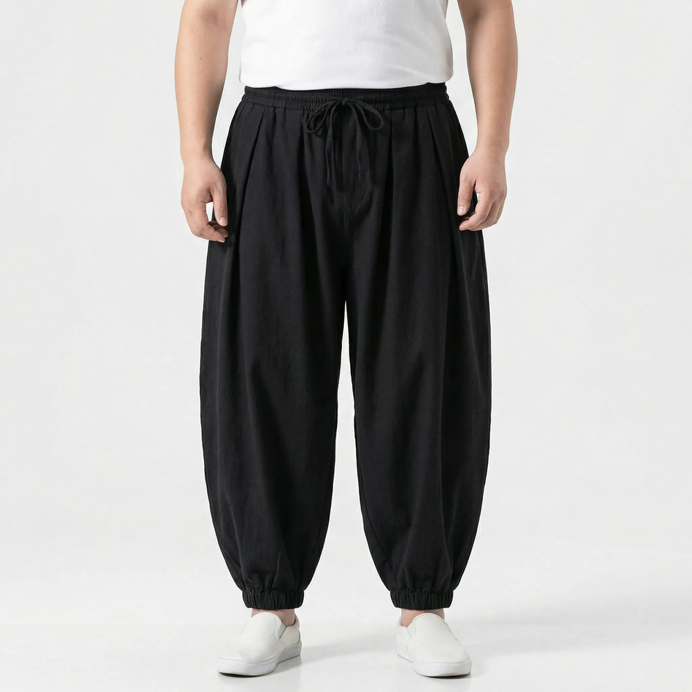 Plus Size Loose Harem-Style Trouser - Leon
