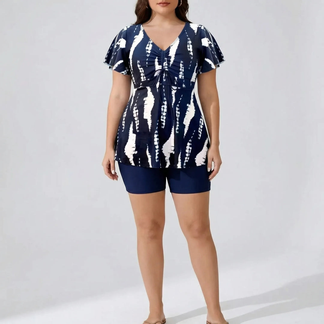 Plus Size Two-Piece Swimsuit Set - Catherine