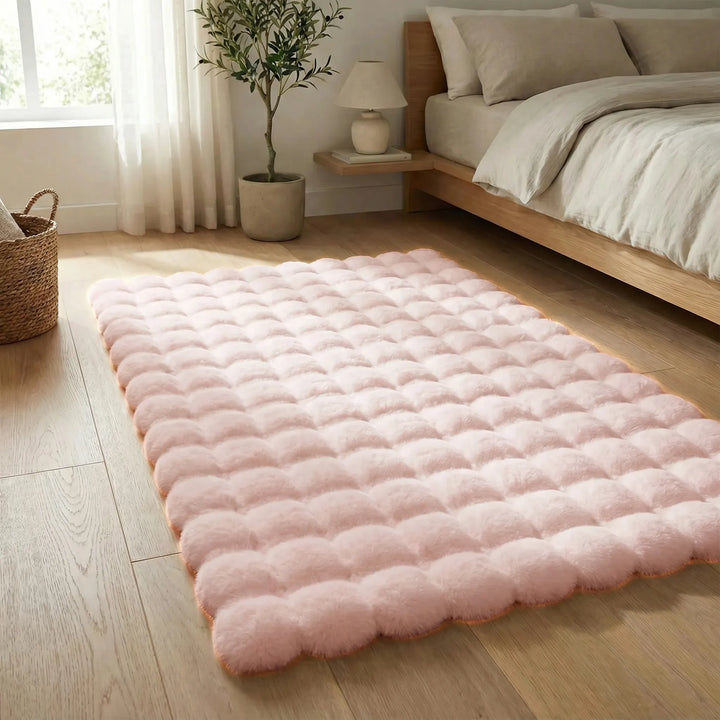 Plush Textured Floor Rug - Furrayne