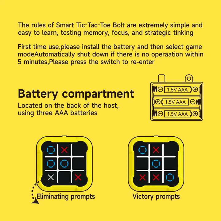 Portable Handheld Puzzle Game - TapTactix