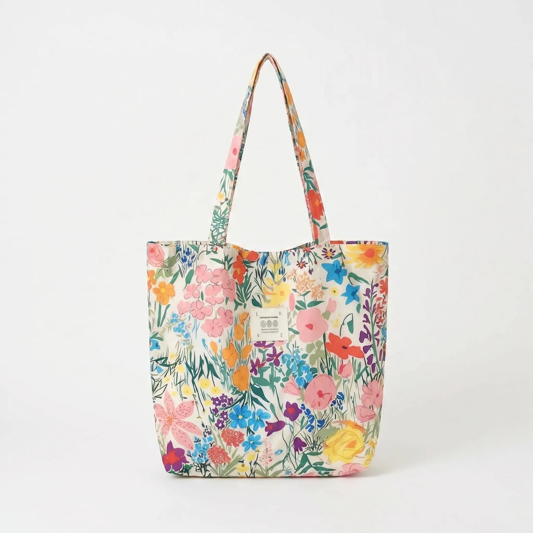 Printed Soft Shoulder Bag - Petalix