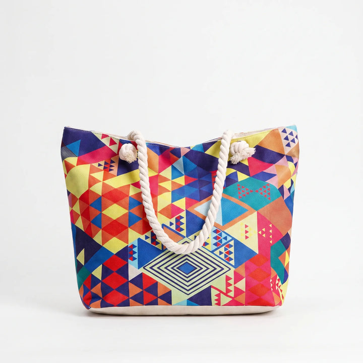 Printed Summer Beach Bag - Okatote