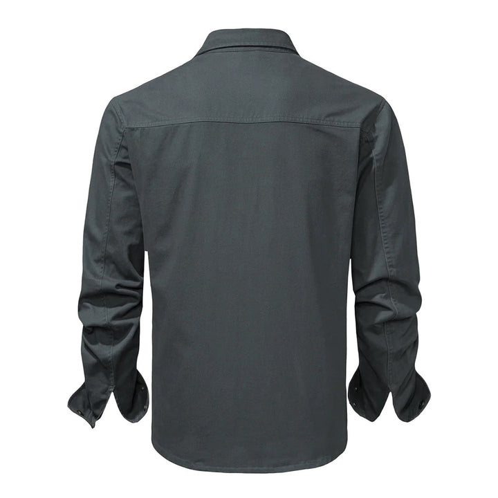 Stylish Men's Shirt with Contrasting Details – Ruben