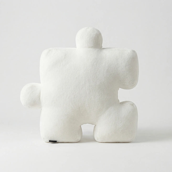 Puzzelvormig Kussen In Strak Zwart-Witdesign - Pieceplush