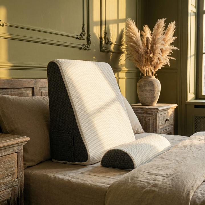 Quilted Elevated Bed Wedge Pillow - Slumbria