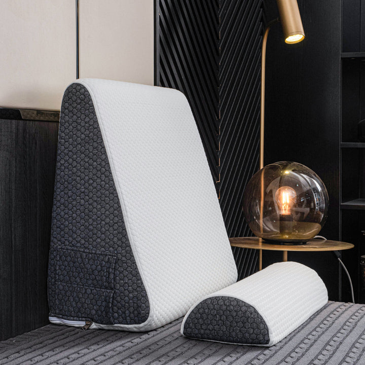 Quilted Elevated Bed Wedge Pillow - Slumbria