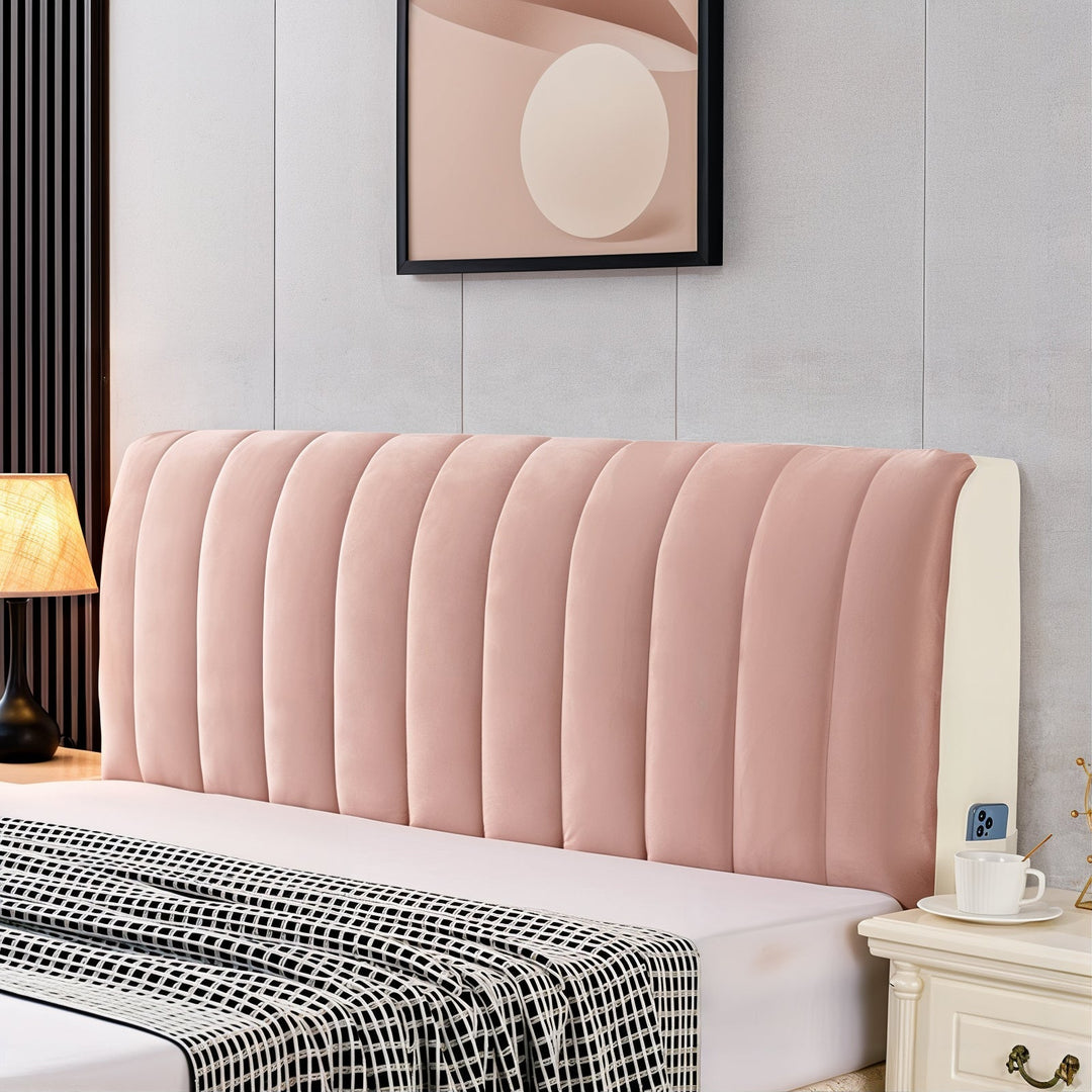 Quilted Stretch Bed Headboard Cover - HeadboardHug