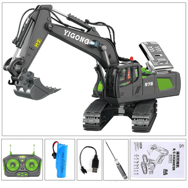 Radio Controlled Excavator Model - RumbleArm