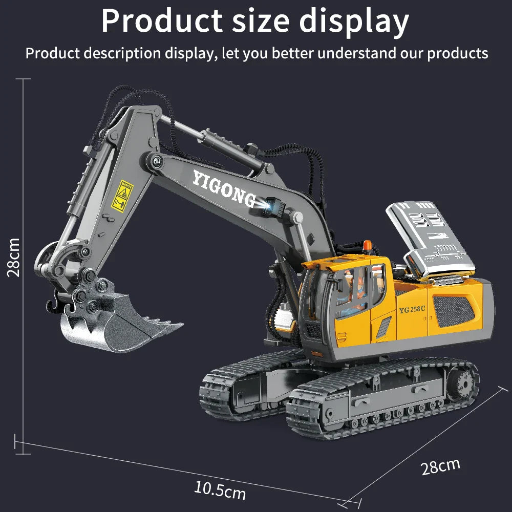 Radio Controlled Excavator Model - RumbleArm