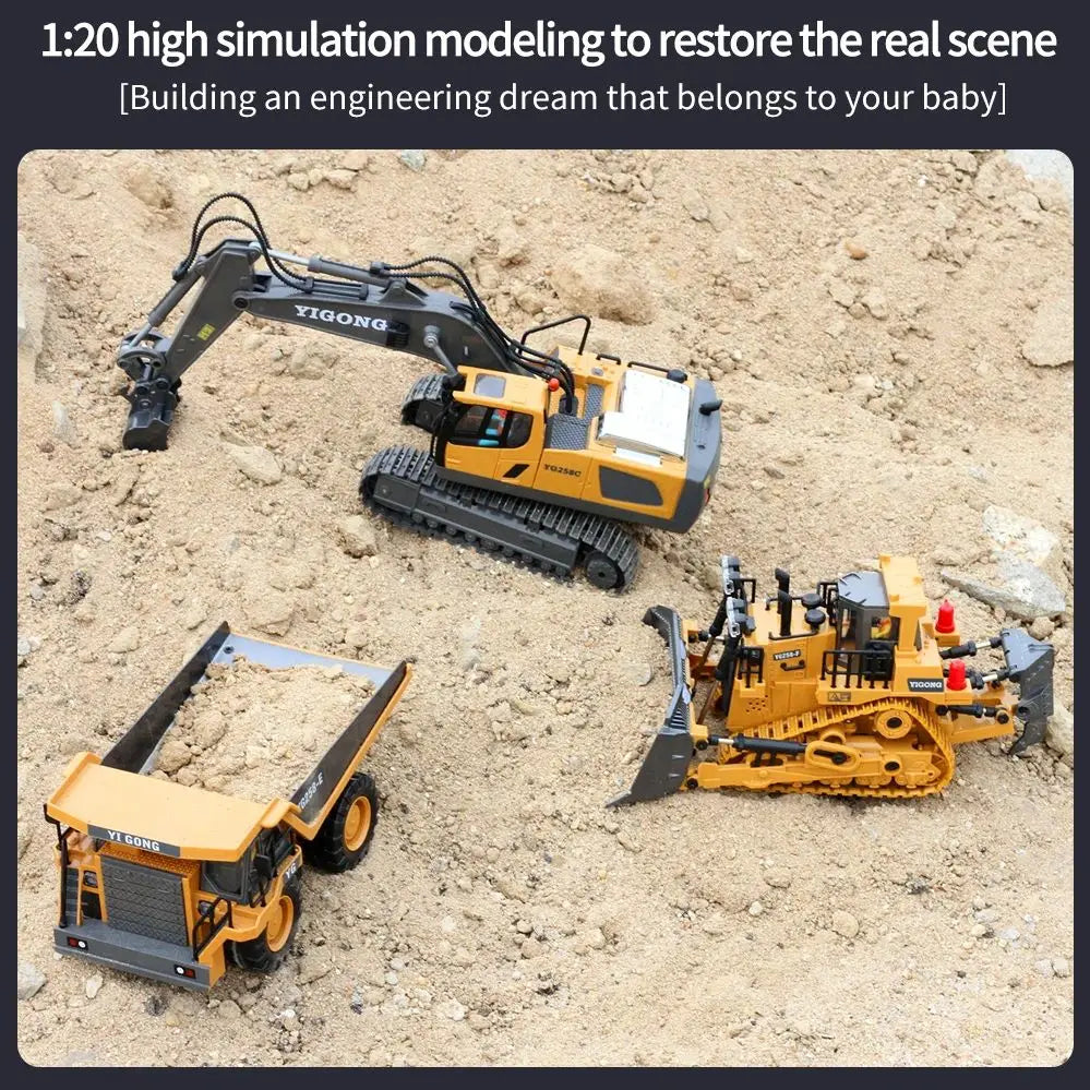 Radio Controlled Excavator Model - RumbleArm