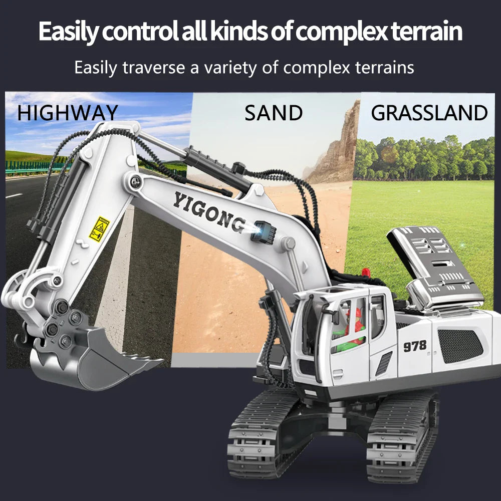 Radio Controlled Excavator Model - RumbleArm