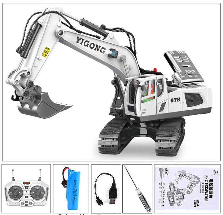 Radio Controlled Excavator Model - RumbleArm
