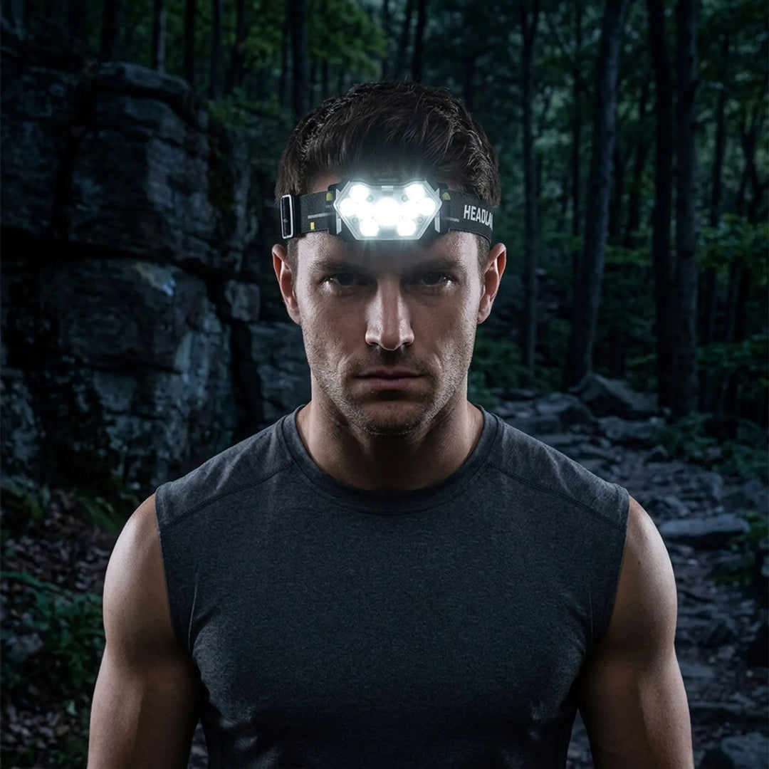 Rechargeable Headlamp With Motion Sensor - Optiva