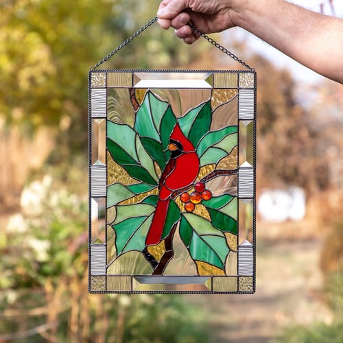Rectangular Botanical Sun Catcher - Prismia