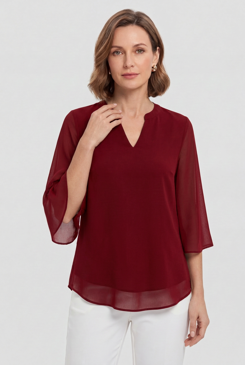Relaxed Fit Going Out Blouse - Sylvie
