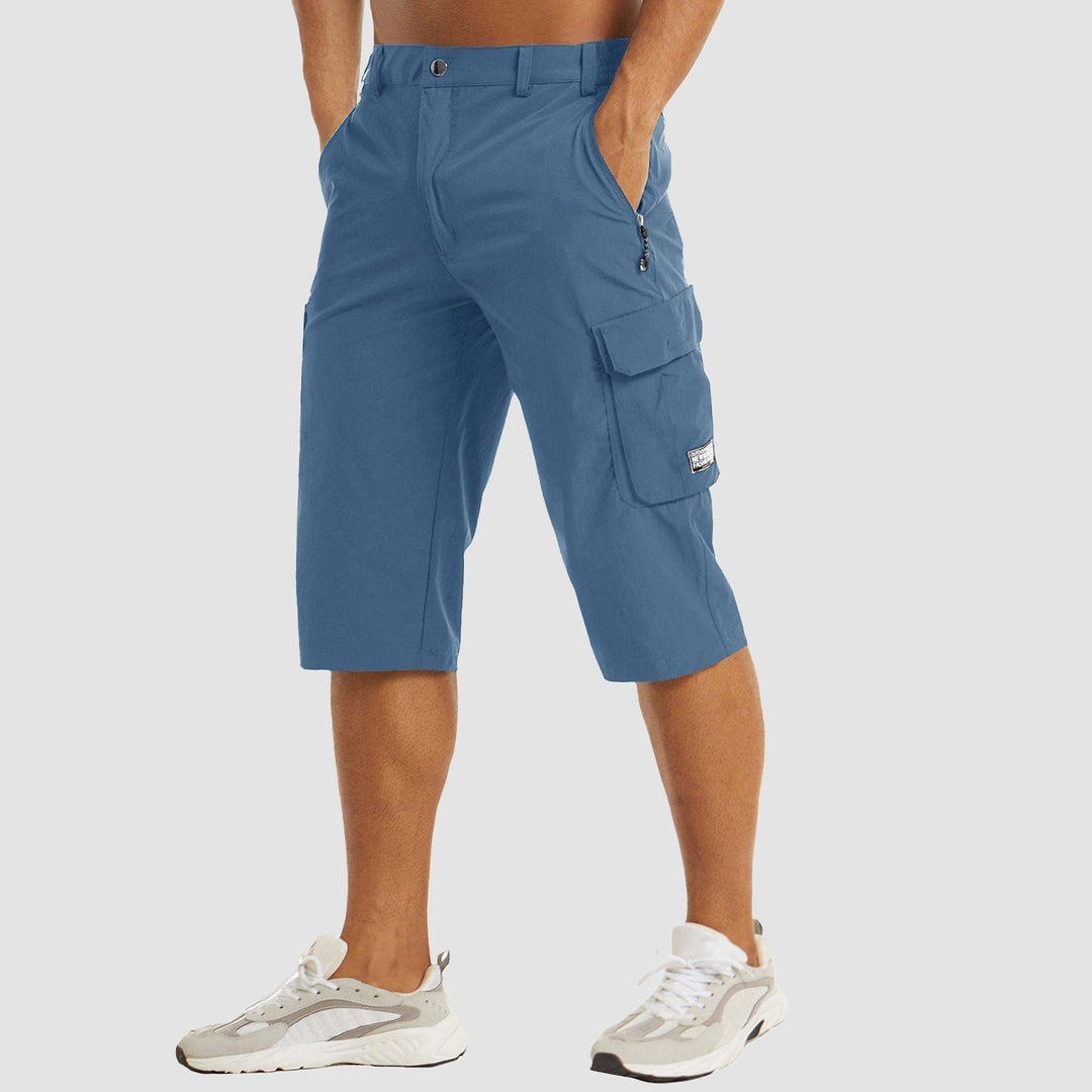Relaxed Straight Fit Long Cargo Shorts - Benny
