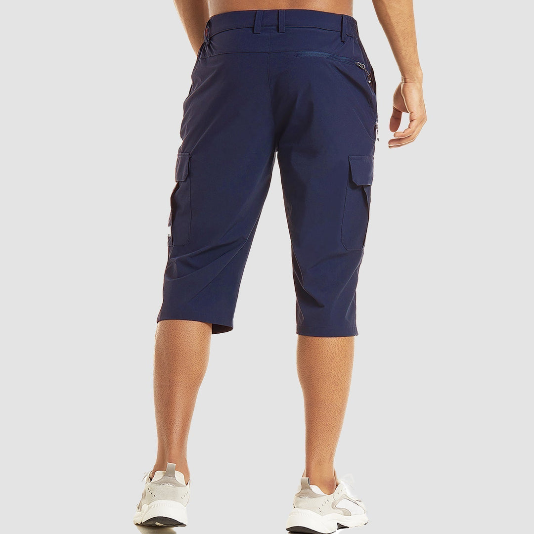 Relaxed Straight Fit Long Cargo Shorts - Benny