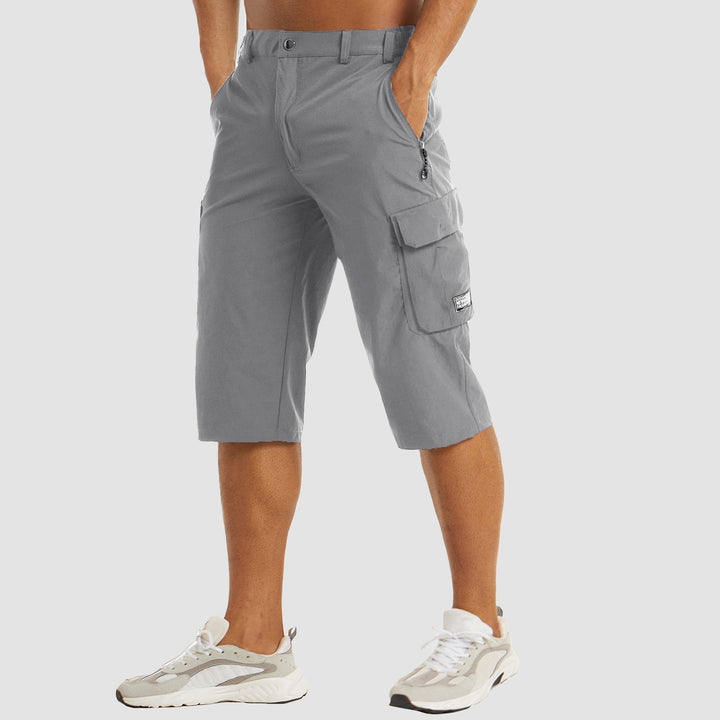 Relaxed Straight Fit Long Cargo Shorts - Benny