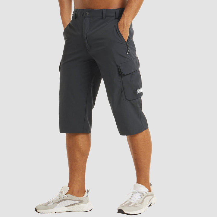 Relaxed Straight Fit Long Cargo Shorts - Benny
